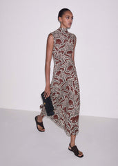 Cinnamon Rising Wildflowers Print Fit + Flare Maxi Dress meandem