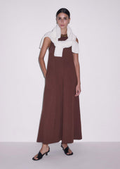 Cinnamon Brown Maxi Swing Dress meandem