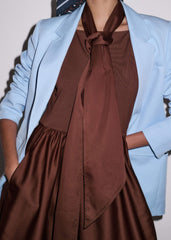 Cinnamon Brown Fit + Flare Maxi Dress meandem