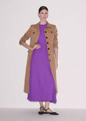 Purple Bias Cut AM-PM Maxi Dress meandem