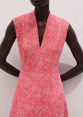 Pink Panelled Fit + Flare Maxi Dress | ME+ME meandem