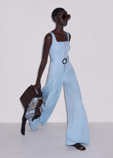 Blue Wide-Leg Jumpsuit meandem