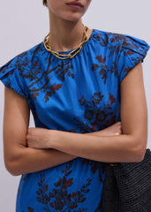 Blue Short Swing Dress meandem