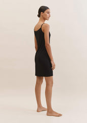 Black Fashion First Aid Slip Dress meandem