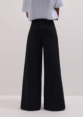 Black Very Wide-Leg Pant meandem