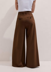 Walnut Brown Ultimate Very Wide-Leg Pant meandem