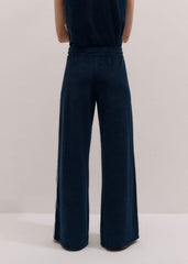 Navy Rib Trim Track Pant meandem