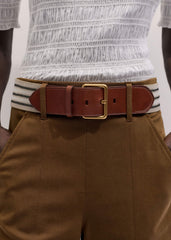 Brown Wide Crop Pant meandem
