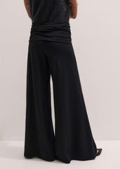 Black Super Wide Palazzo Pant meandem