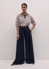 Navy Ultimate Very Wide-Leg Pant meandem