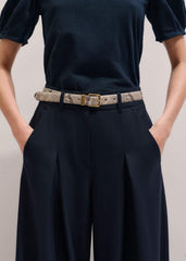 Navy Ultimate Very Wide-Leg Pant meandem