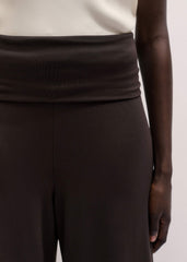 Brown Super Wide Palazzo Pant meandem