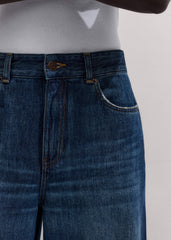 Mid Blue Super Wide Baggy Jean meandem