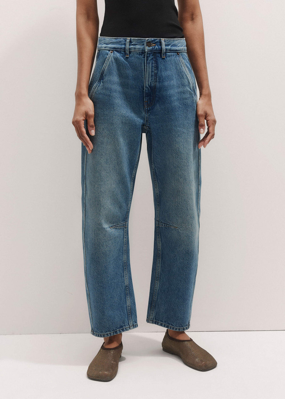 Blue Engineered Jean meandem
