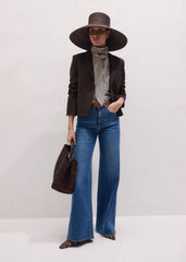 Blue Super Flare Wide Jean meandem