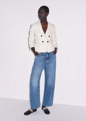 Blue Engineered Barrel Jean meandem