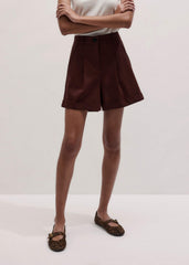 Cinnamon Brown Tailored Summer Short meandem