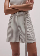 Ivory Tailored Pleat Short meandem