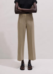 Sand Tailored Straight Crop Pant meandem