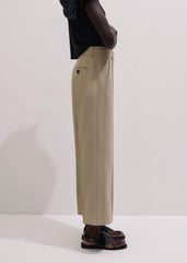Sand Tailored Straight Crop Pant meandem