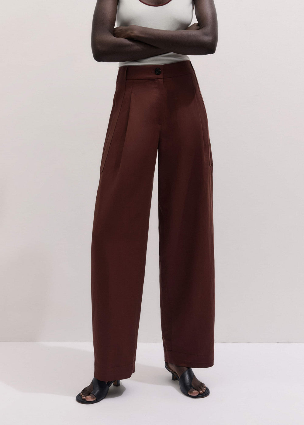 Cinnamon Brown Extreme Taper Pant meandem