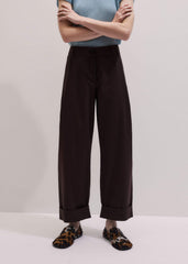 Chocolate Brown Clever Tapered Chino meandem