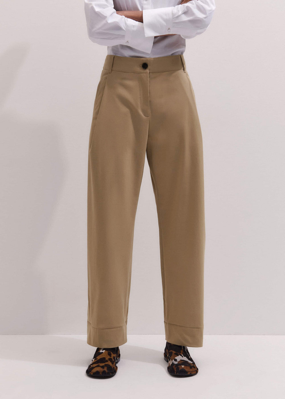 Brown Clever Tapered Chino meandem