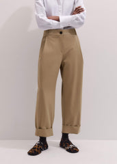 Brown Clever Tapered Chino meandem