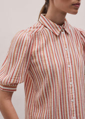 Pink Stripe Summer Blouse meandem