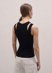 Black 2-in-1 Vest meandem