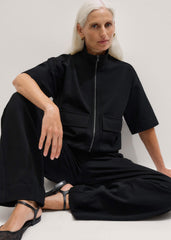 Black Luxe Travel Tailoring Layering Jacket meandem