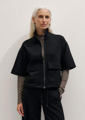 Black Luxe Travel Tailoring Layering Jacket meandem