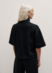 Black Luxe Travel Tailoring Layering Jacket meandem