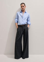 Blue Cotton Stripe Shirt meandem