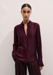 Red AM-PM Fluid Satin Shirt + Tie meandem