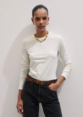 Cream Warm Touch Top meandem