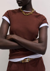 Cinnamon Brown Ultimate Raglan Tee meandem