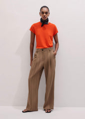 Orange Soft Washed Straight Tee meandem