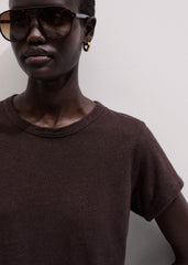 Brown Soft Washed Tee meandem