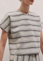 Cream Stripe Tee meandem