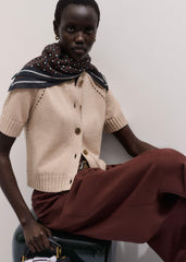 Stone Short Sleeve Cardigan meandem