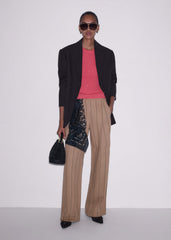Pink Lofty Cable Slim Tee meandem