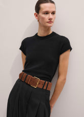 Black Cashmere Baby Tee meandem