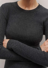 Gray Barely There Sweater meandem