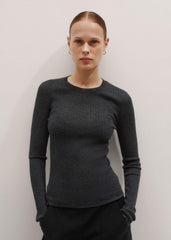 Gray Barely There Sweater meandem