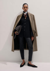 Black Button-Through Longline Cardigan meandem