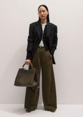 Black Milano Knit Two-Way Zip Cardigan meandem