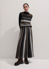Black Barely There Slim Rib Layering Sweater meandem