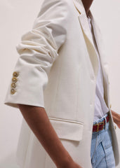 Ivory Icon Intelligently Oversized Blazer meandem