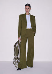 Olive Green Soft Sculpt Jacket meandem